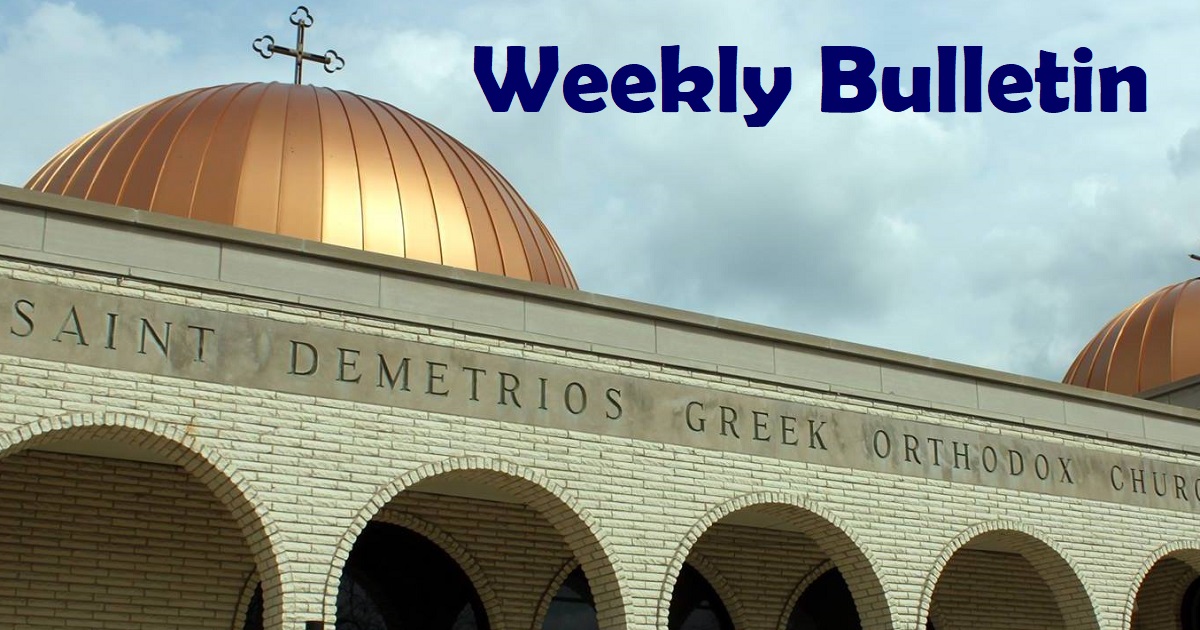 WEEKLY E-BULLETIN