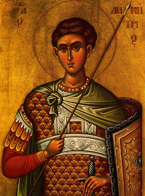 demetrios saint st greek orthodox icons demetrio